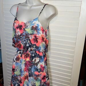 Bluetique floral blouson dress size small
